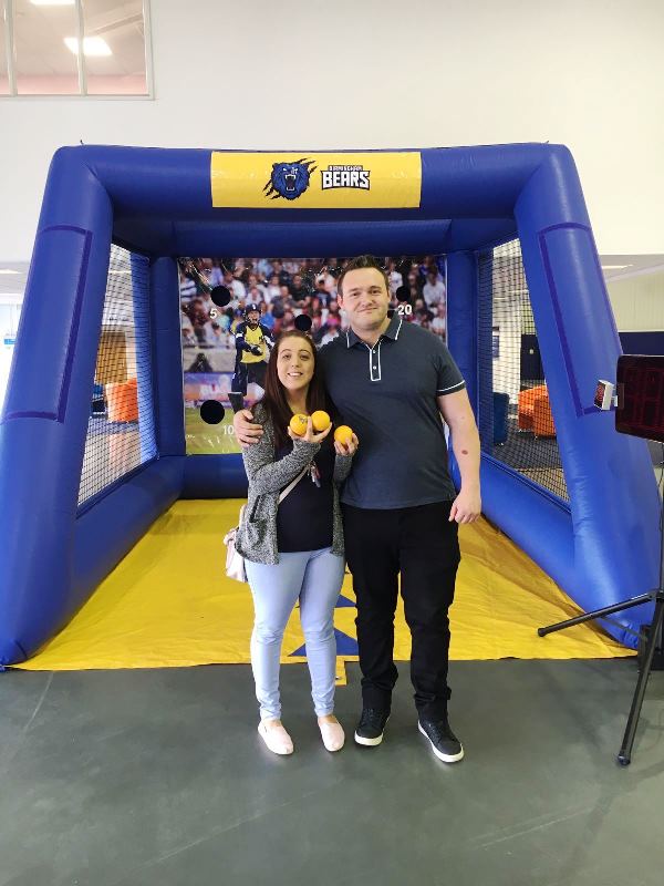 Cricket fans tested their bowling skills at Motorpoint on the Birmingham Bears Bowlathon (1) Cricket fans tested their bowling skills at Motorpoint on the Birmingham Bears Bowlathon (1)