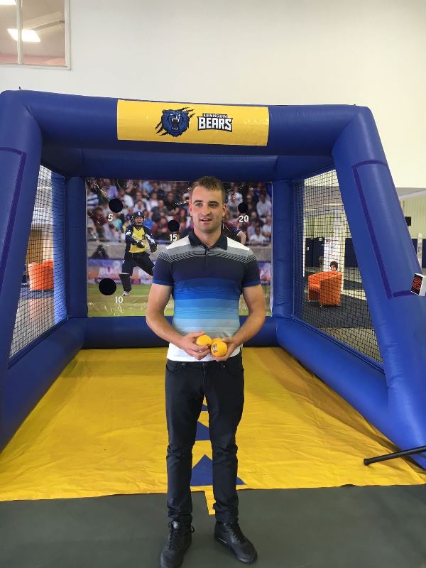 Cricket fans tested their bowling skills at Motorpoint on the Birmingham Bears Bowlathon (8) Cricket fans tested their bowling skills at Motorpoint on the Birmingham Bears Bowlathon (8)