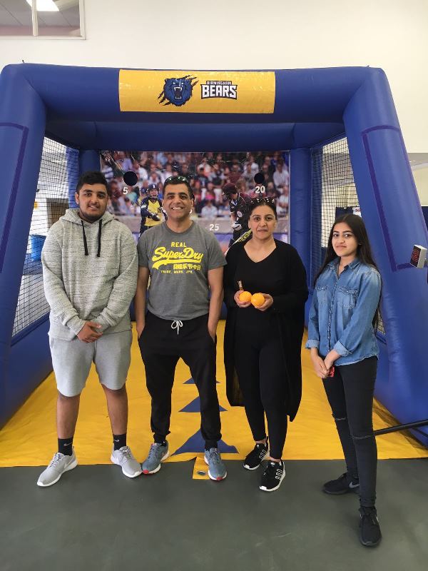Cricket fans tested their bowling skills at Motorpoint on the Birmingham Bears Bowlathon Cricket fans tested their bowling skills at Motorpoint on the Birmingham Bears Bowlathon