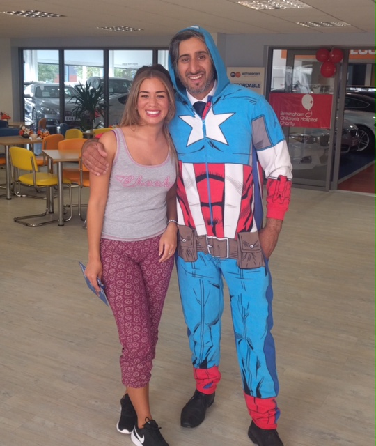 Motorpoint Birmingham dressed up as superheroes for the anniversary celebrations (1) Motorpoint Birmingham dressed up as superheroes for the anniversary celebrations (1)
