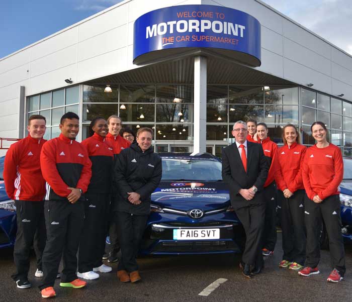 Motorpoint forms unique sporting partnership with Northumbria University Motorpoint forms unique sporting partnership with Northumbria University