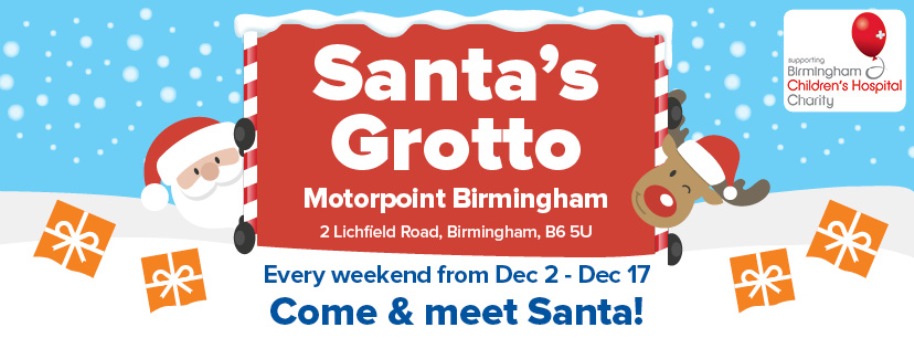 Santa is coming to Motorpoint in Birmingham this December