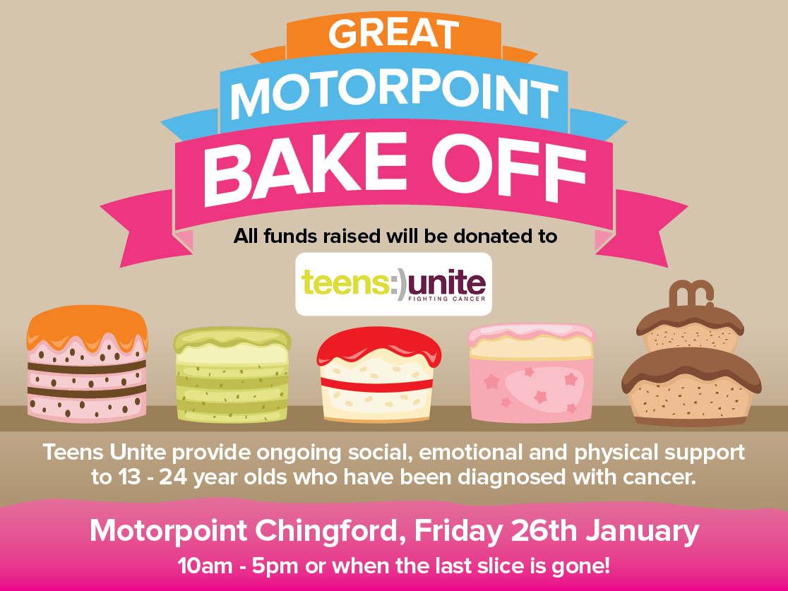 Motorpoint Chingford staff aiming to raise money for charity with Bake Off Motorpoint Chingford staff aiming to raise money for charity with Bake Off