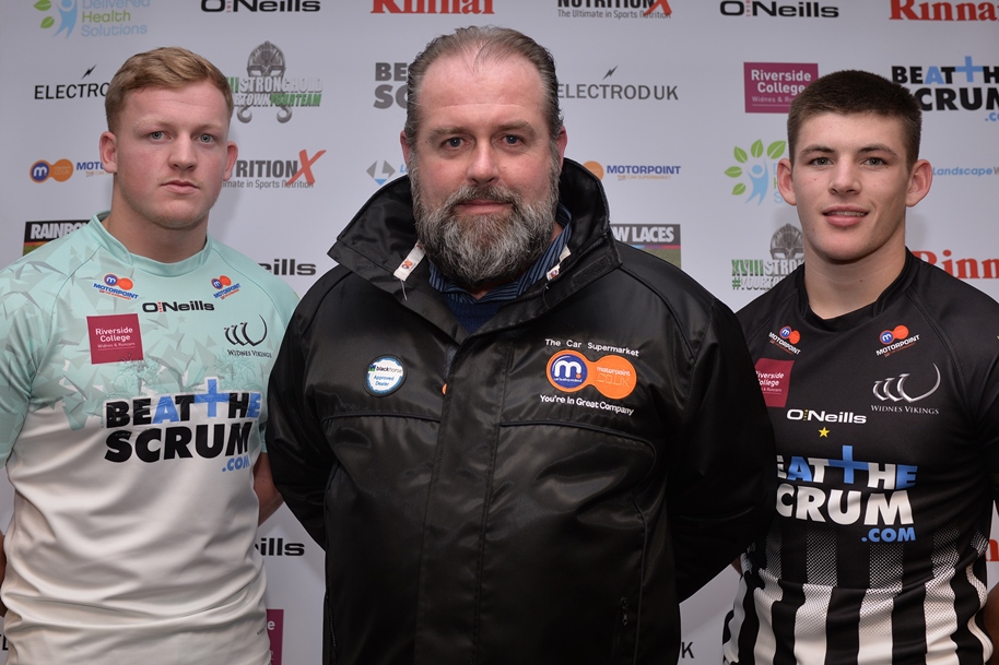 Motorpoint celebrates anniversary with shirt sponsorship of Widnes Vikings 