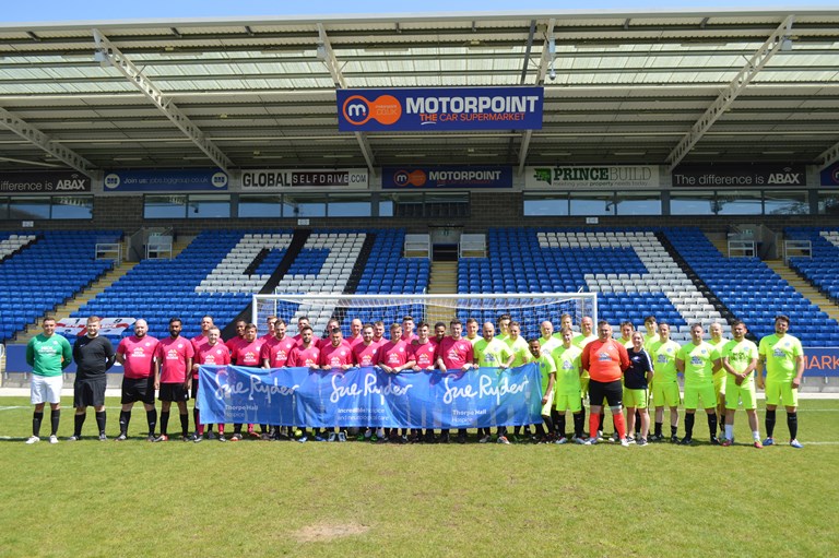 Charity Football Match Raises Money for Sue Ryder Charity Football Match Raises Money for Sue Ryder