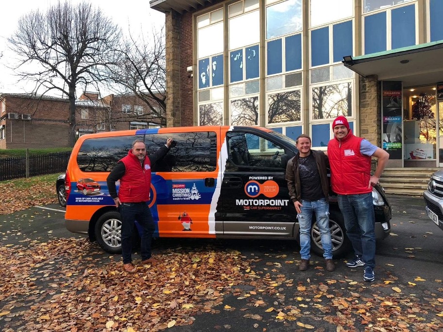 Motorpoint helps Mission Christmas gets mobile across South Yorkshire Motorpoint helps Mission Christmas gets mobile across South Yorkshire