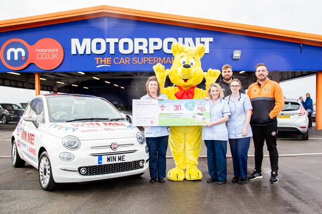 Win a car courtesy of Motorpoint and HARIBO for the Prince of Wales Hospice Win a car courtesy of Motorpoint and HARIBO for the Prince of Wales Hospice