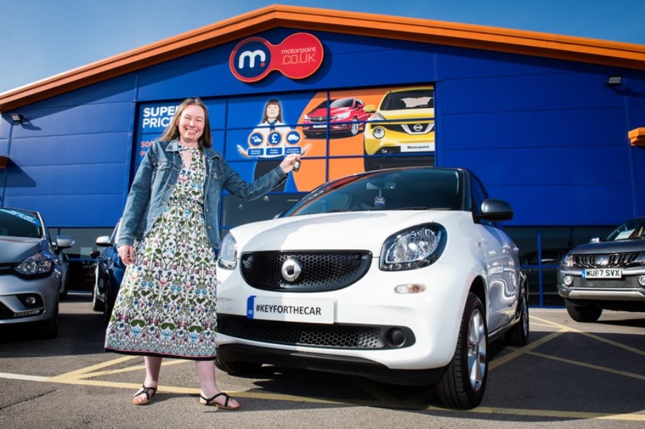 Wakefield teacher drives away in Motorpoint's 21st anniversary giveaway Wakefield teacher drives away in Motorpoint's 21st anniversary giveaway