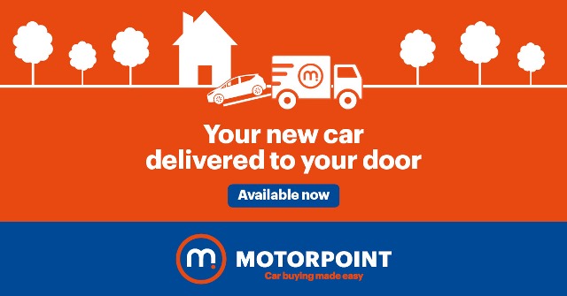 Motorpoint will deliver cars free of charge to customers homes immediately 