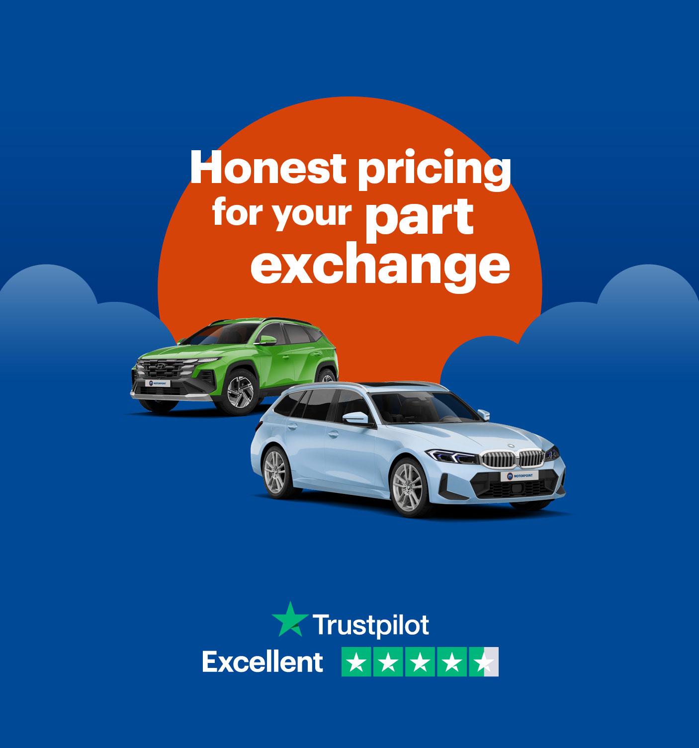 Honest pricing for your part exchange