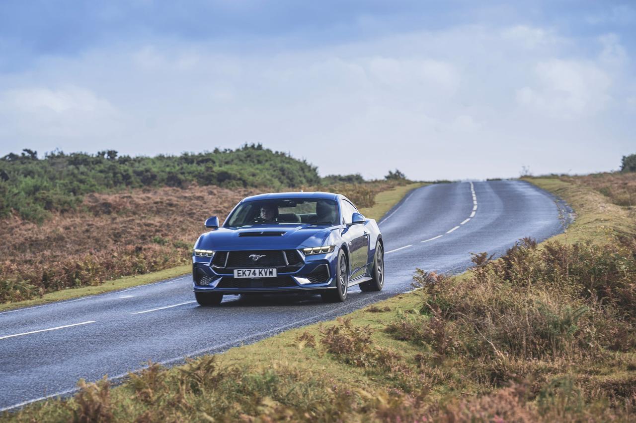  2025 Ford Mustang GT wide scenic driving