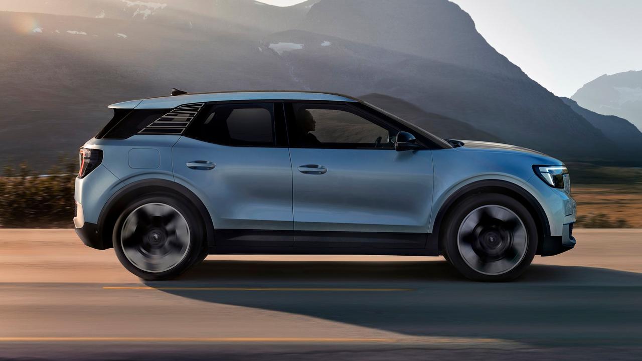 Ford Explorer EV driving side view