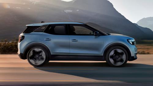 Ford Explorer EV driving side view