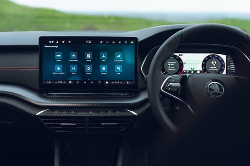 2025 Skoda Octavia vRS hatch infotainment