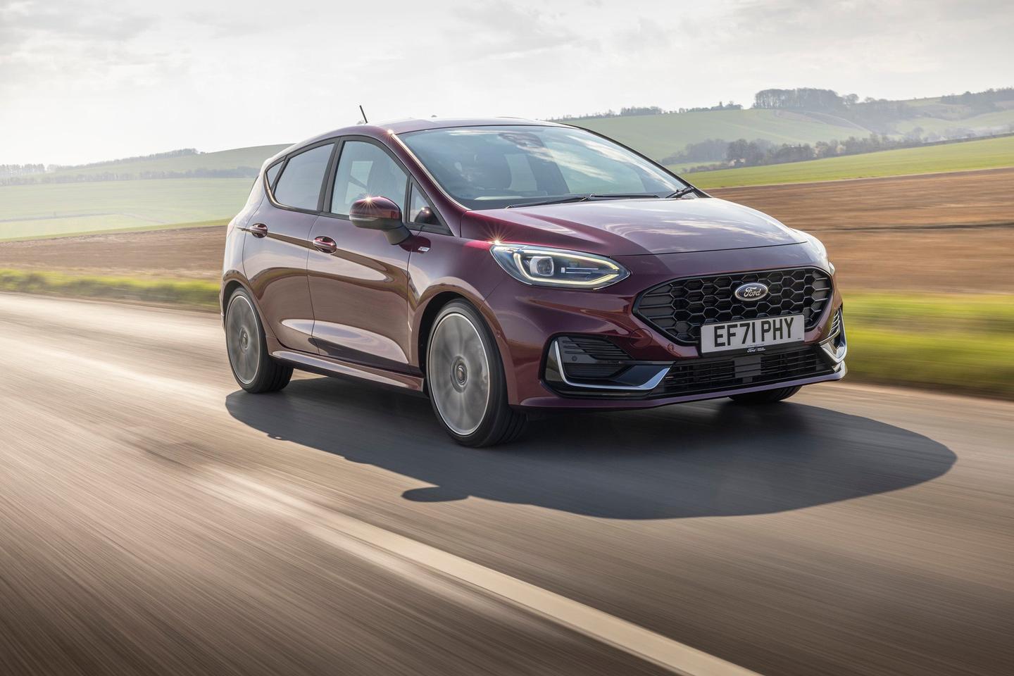 Ford Fiesta front driving shot