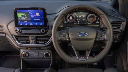 Ford Fiesta ST interior close up