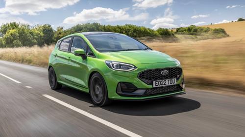 Mean Green Ford Fiesta ST driving