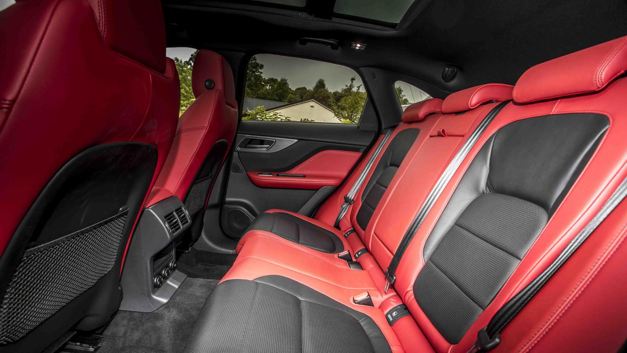 Jaguar F-Pace rear seats