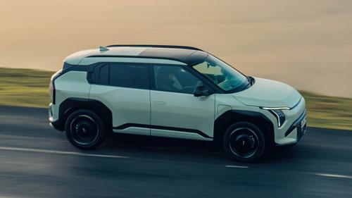 Kia EV3 driving side view