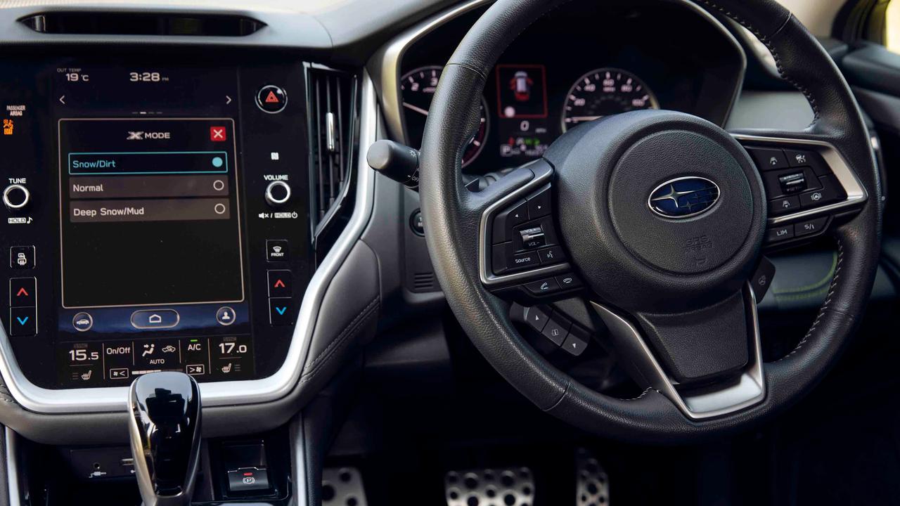 Subaru Outback interior close up