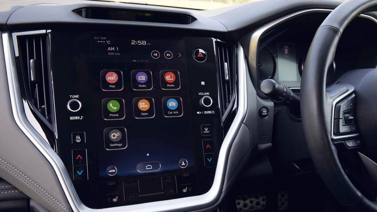 Subaru Outback touchscreen