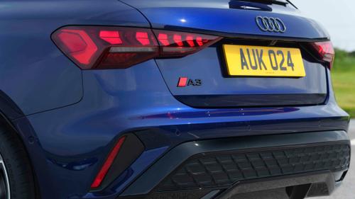 Audi A3 rear end detail