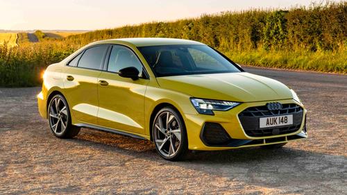 Audi A3 Saloon in Python Yellow