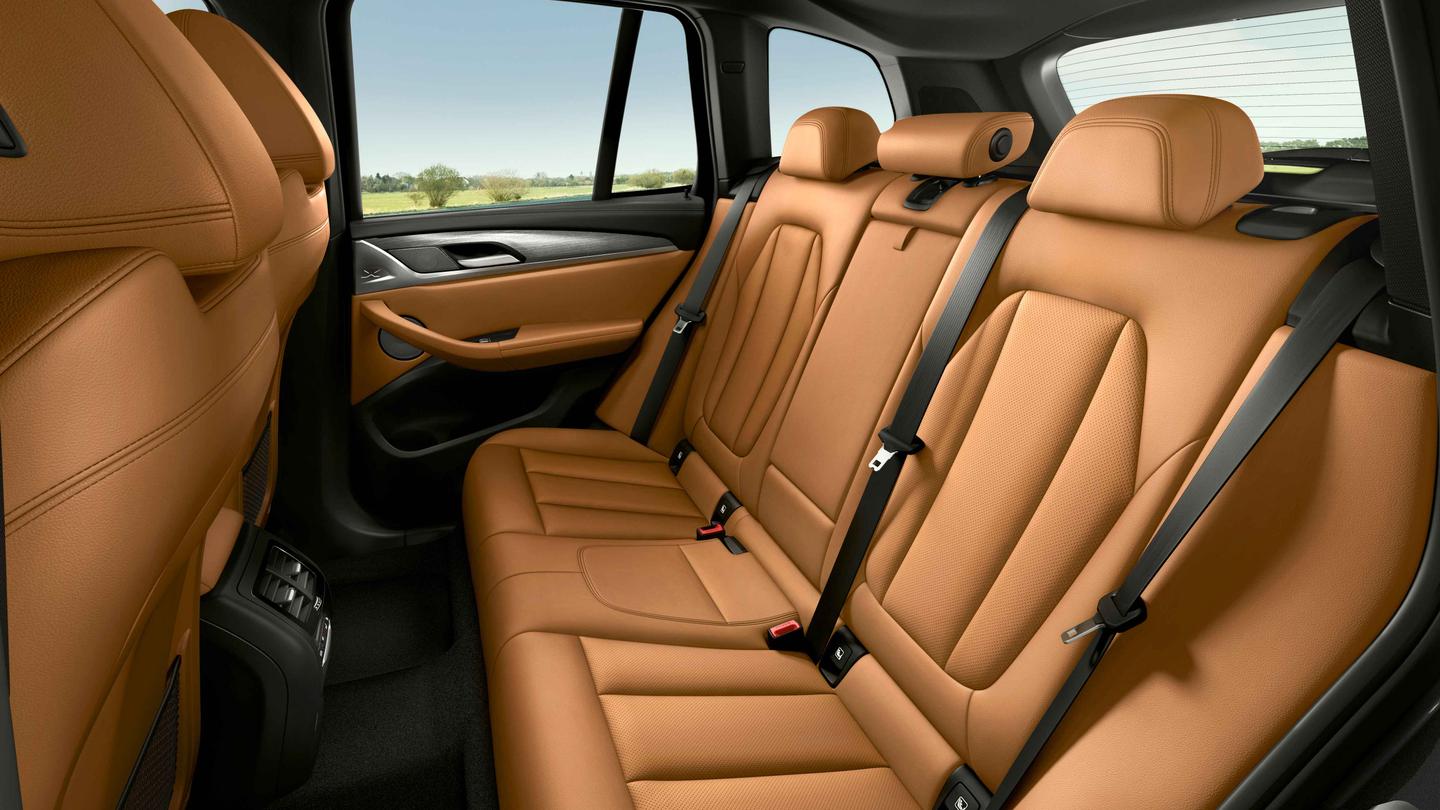 BMW X3 rear seats