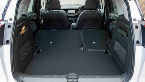 Vauxhall Crossland X boot seats down