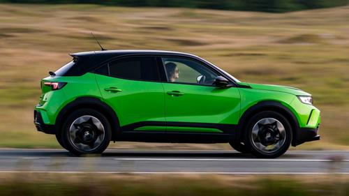 Vauxhall Mokka driving side view