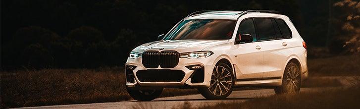 White BMW SUV