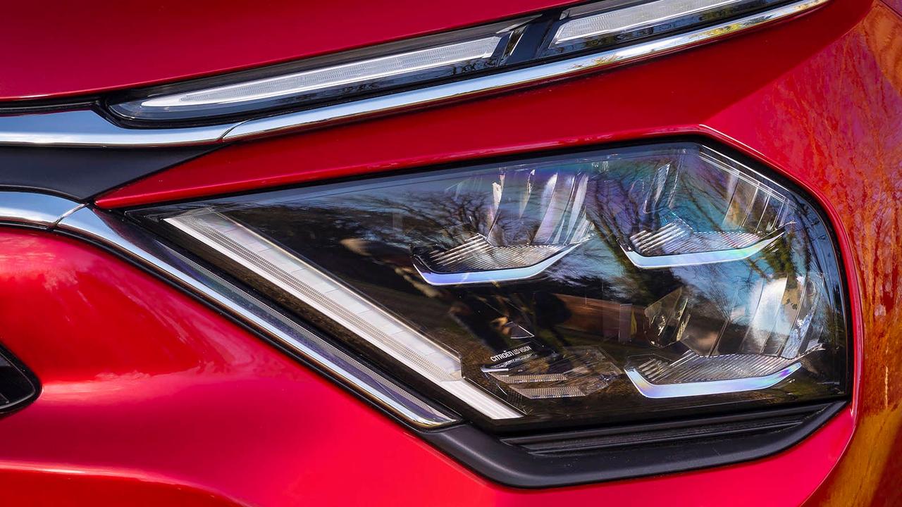 Citroen C4 X review headlight detail