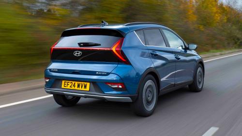 Hyundai Bayon driving rear view