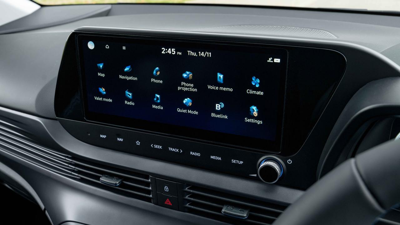 Hyundai Bayon touchscreen