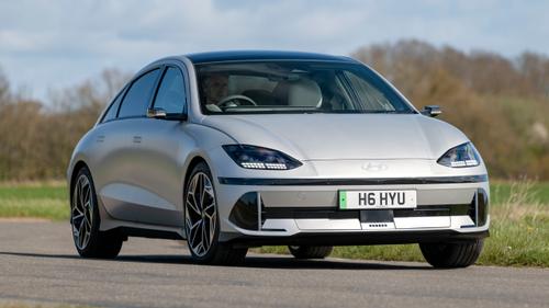 Hyundai Ioniq 6 driving