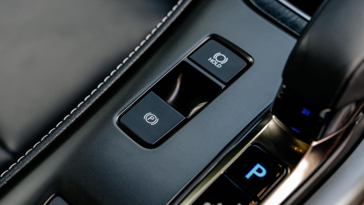 Lexus LBX review centre console detail