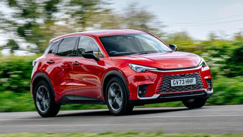 Lexus LBX review front three quarter