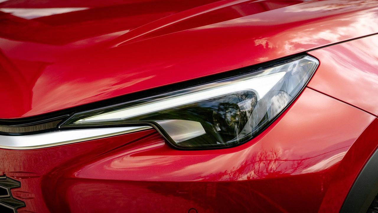 Lexus LBX review headlight detail