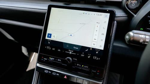 Lexus LBX review infotainment system