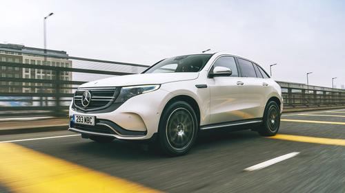 Mercedes EQC review front three quarter