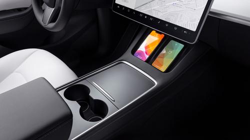 Tesla Model Y review centre console