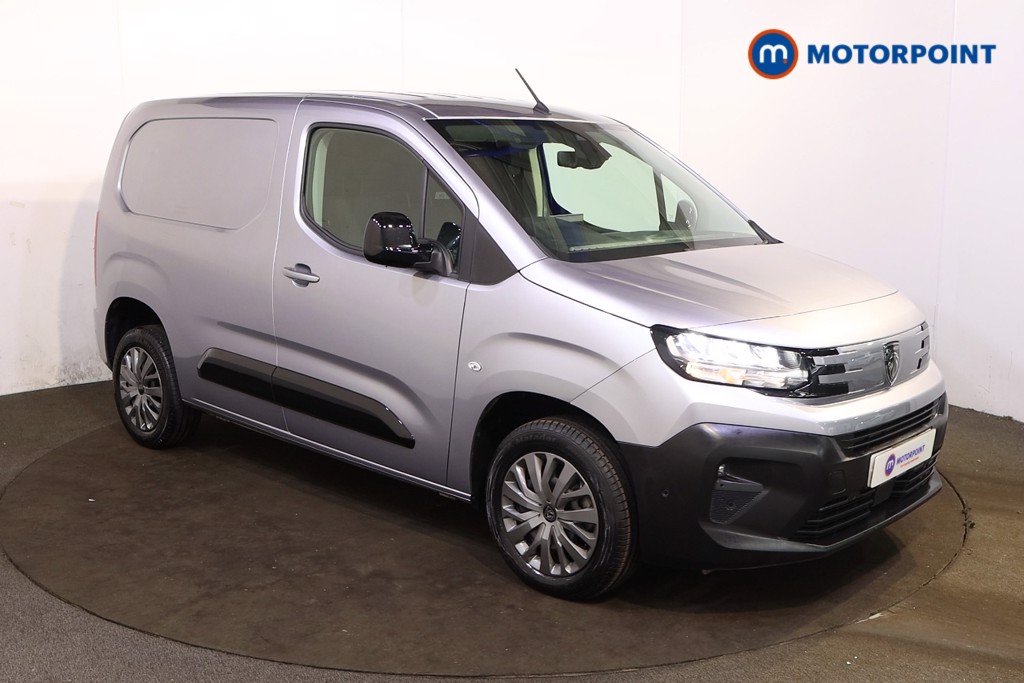 Peugeot Partner Asphalt Automatic Diesel Panel Van - Stock Number (1557672) - Drivers side front corner