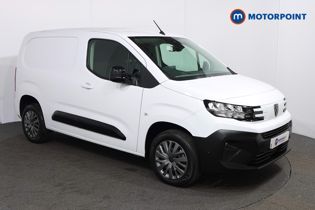 Peugeot Partner Asphalt Automatic Diesel Panel Van - Stock Number (1557686) - Drivers side front corner