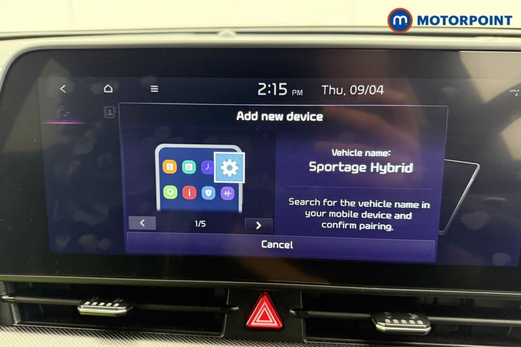 KIA Sportage Gt-Line Automatic Petrol-Electric Hybrid SUV - Stock Number (1624739) - 8th supplementary image