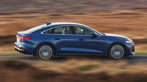 New Audi A5 driving side view