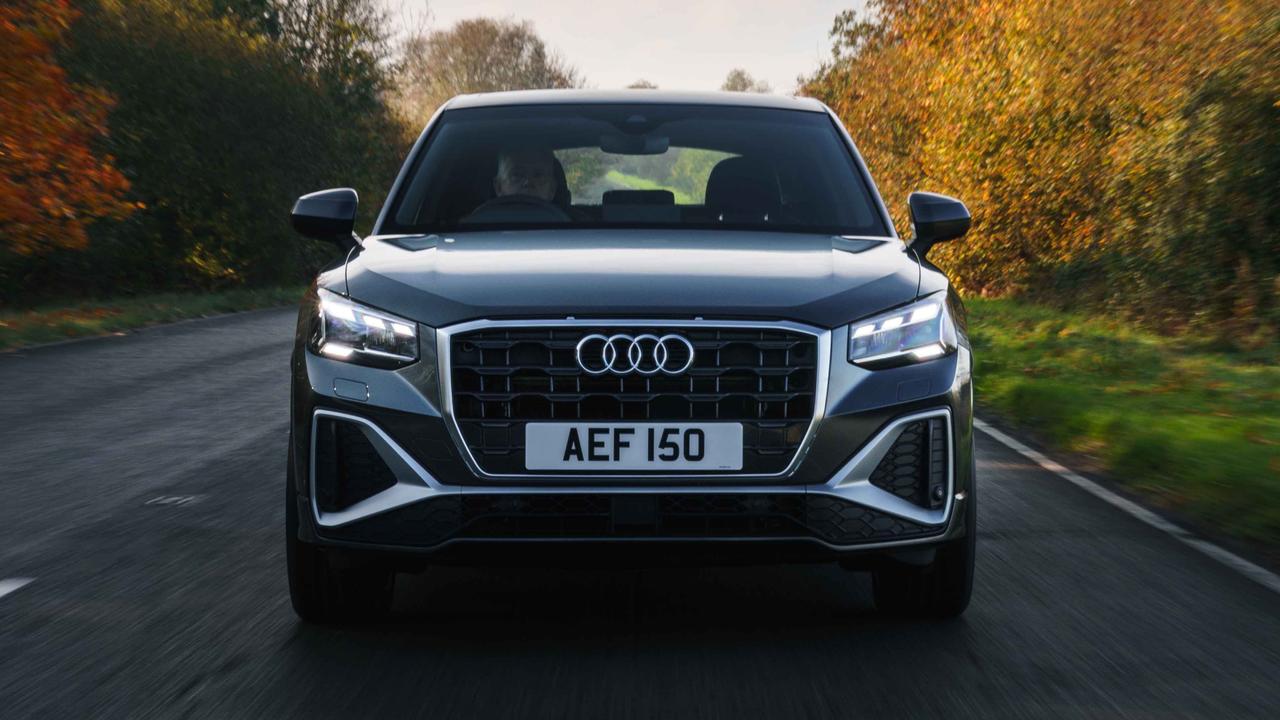 Audi Q2 driving front view