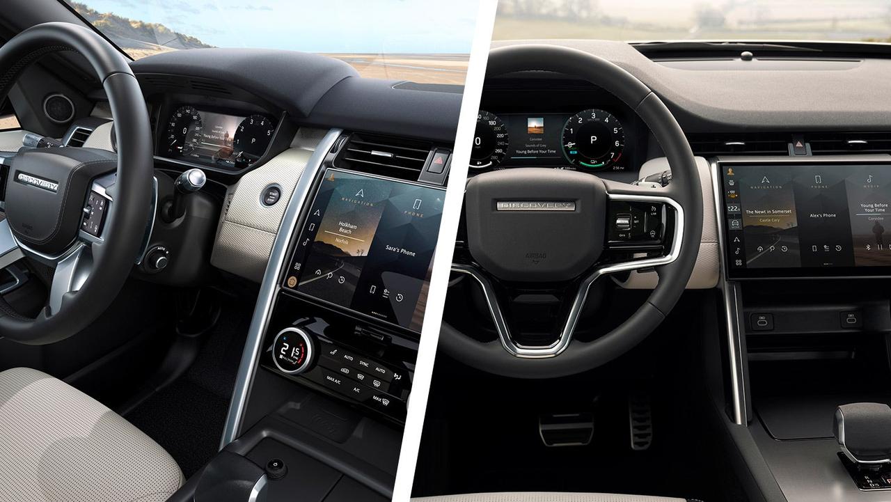 Land Rover Discovery vs Discovery Sport – interior