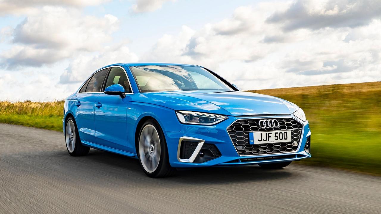 Audi A4 in blue
