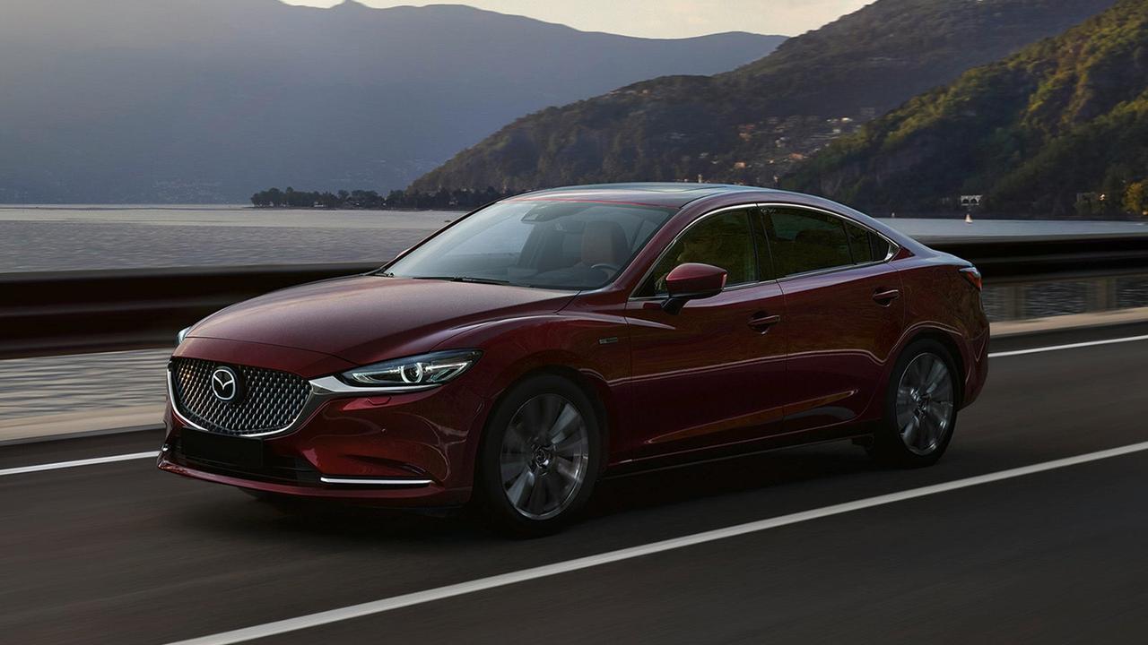 Mazda 6 in red
