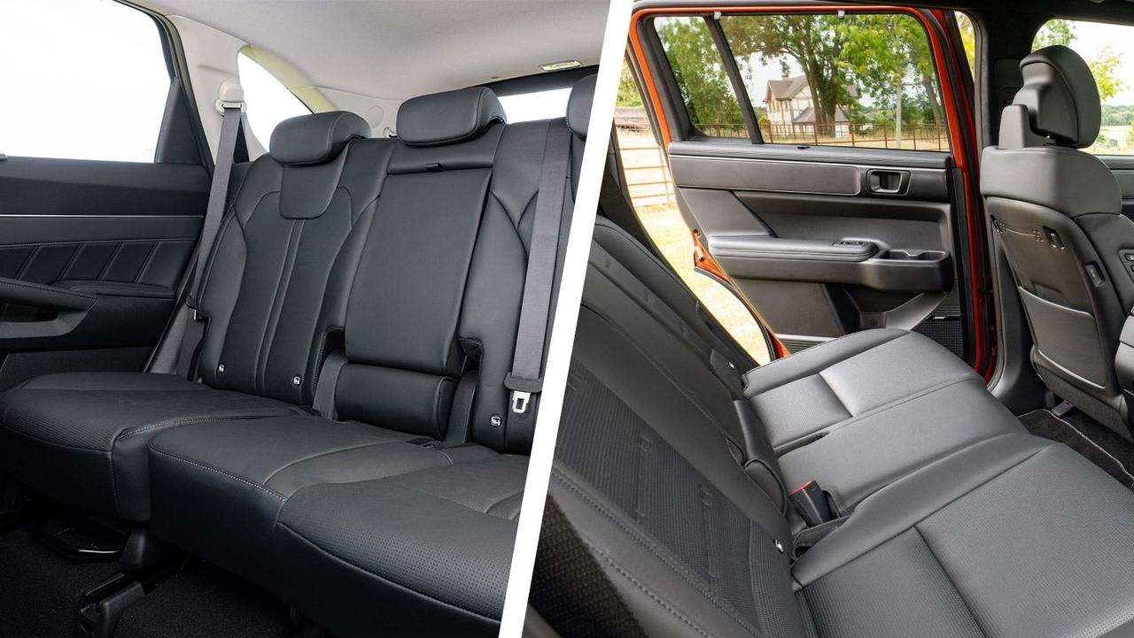 Kia Sorento vs Hyundai Santa Fe – rear seats